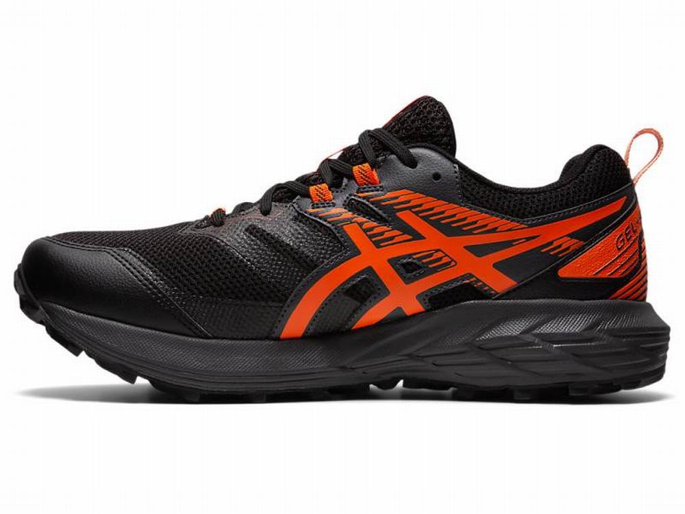 Asics GEL-SONOMA 6 G-TX Terepfutó Férfi Fekete Arany Narancssárga | 846351-ENZ