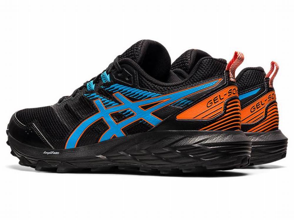 Asics GEL-SONOMA 6 Terepfutó Férfi Fekete Világos Türkiz | 607531-JVC