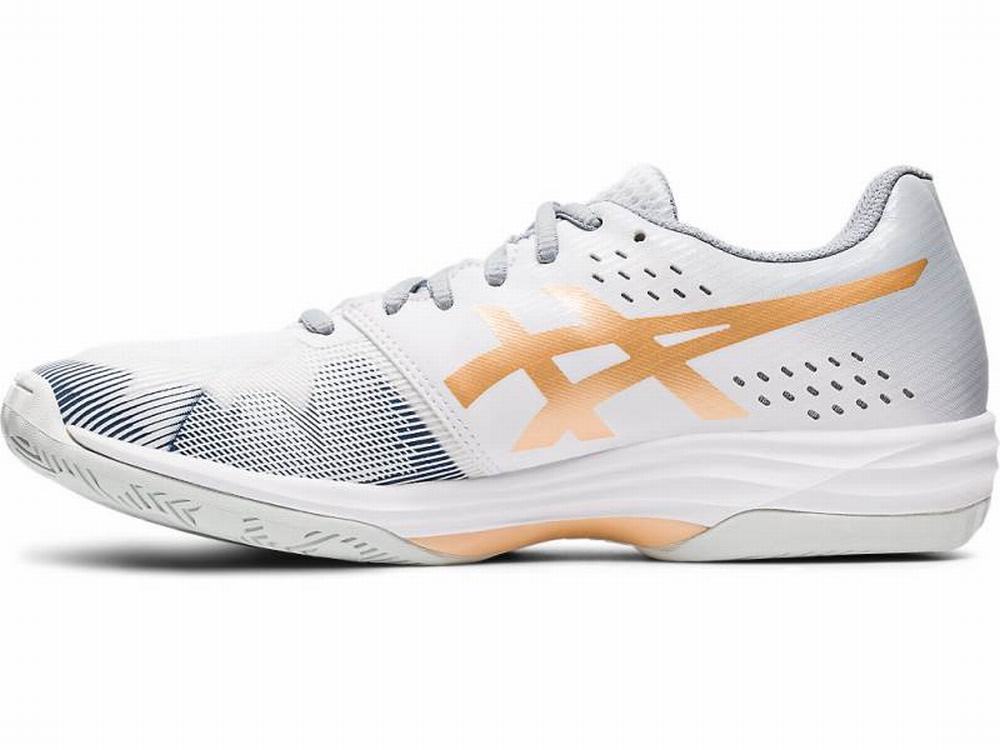 Asics GEL-TACTIC 2 Utcai Cipő Női Fehér | 437120-UHJ