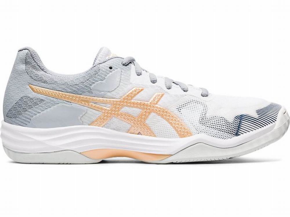 Asics GEL-TACTIC 2 Utcai Cipő Női Fehér | 437120-UHJ