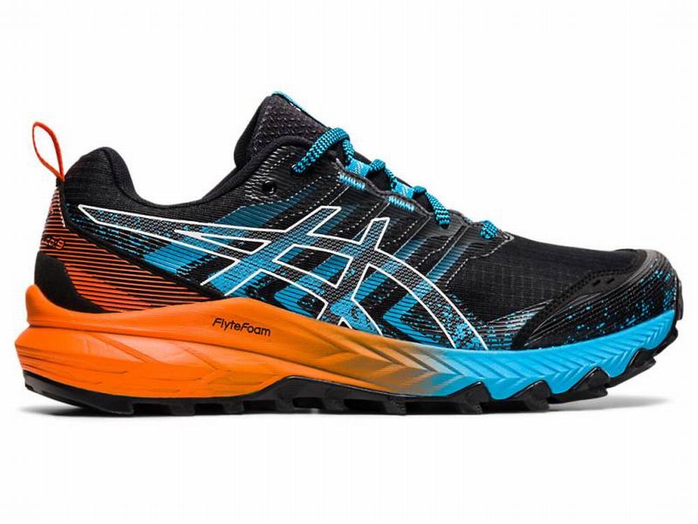 Asics GEL-TRABUCO 9 Terepfutó Férfi Fekete Fehér | 172506-VGO