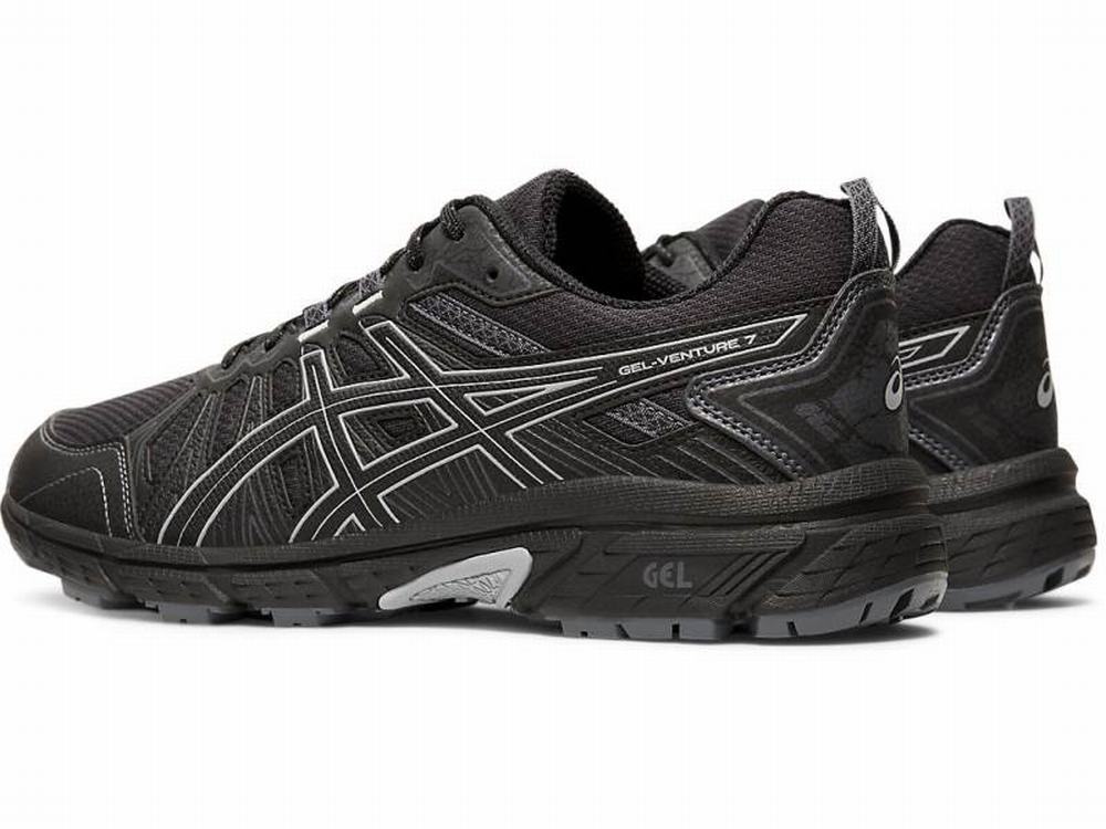 Asics GEL-VENTURE 7 (4E) Terepfutó Férfi Fekete | 591382-RNQ