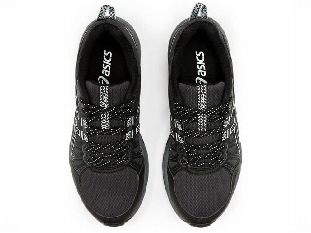 Asics GEL-VENTURE 7 Terepfutó Női Fekete Szürke | 843927-NSM