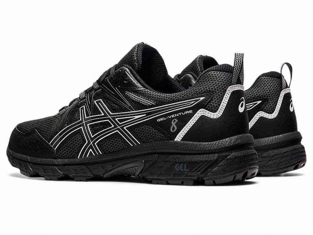 Asics GEL-VENTURE 8 (4E) Terepfutó Férfi Fekete Fehér | 287354-RFY