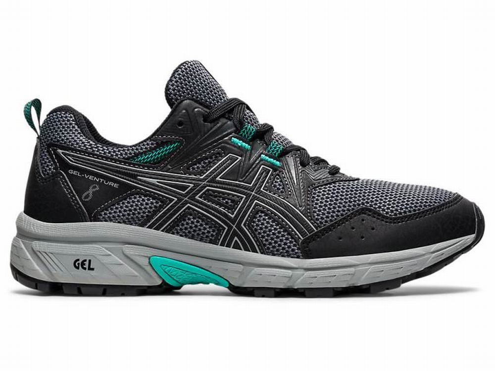 Asics GEL-VENTURE 8 (D) Terepfutó Női Fekete | 974183-ZMG