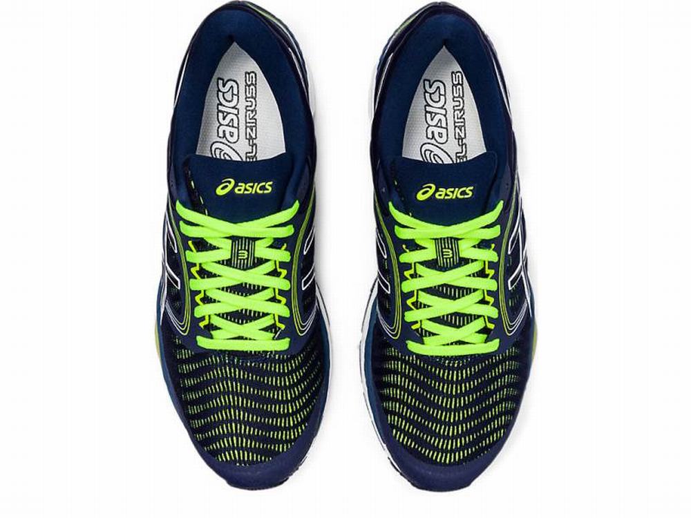 Asics GEL-ZIRUSS 3 Futócipő Férfi Sötétkék Sárga | 574896-OCU