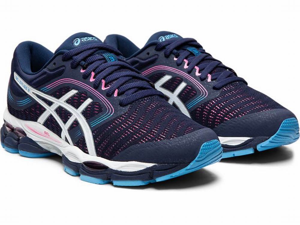 Asics GEL-ZIRUSS 3 Futócipő Női Sötétkék Fehér | 284736-RXS