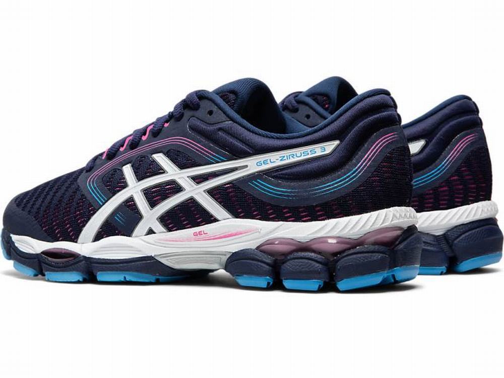 Asics GEL-ZIRUSS 3 Futócipő Női Sötétkék Fehér | 284736-RXS