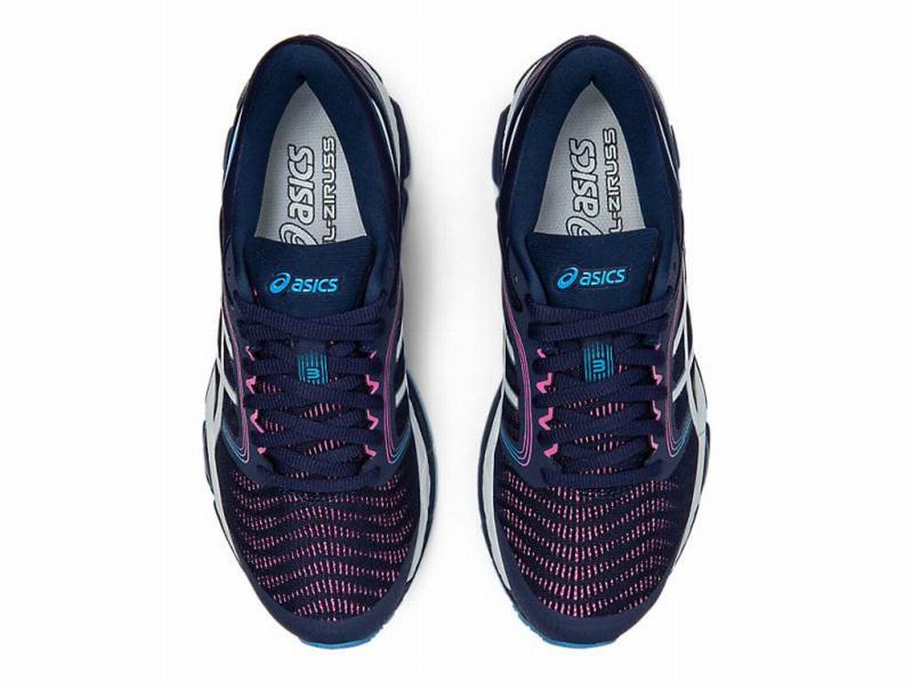 Asics GEL-ZIRUSS 3 Futócipő Női Sötétkék Fehér | 284736-RXS