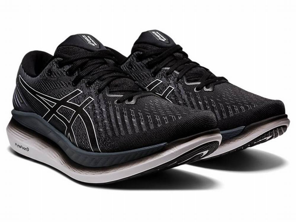 Asics GLIDERIDE 2 (2E) Futócipő Férfi Fekete Szürke | 785462-WID