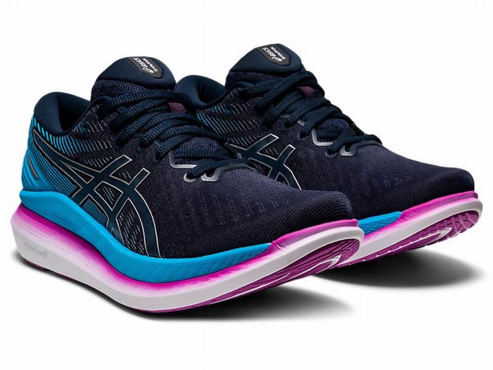 Asics GLIDERIDE 2 Futócipő Női Kék Zöld | 435012-PFJ