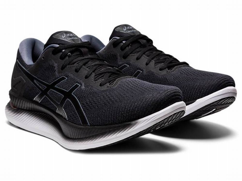 Asics GLIDERIDE Futócipő Férfi Mélyszürke Fekete | 609324-LEP