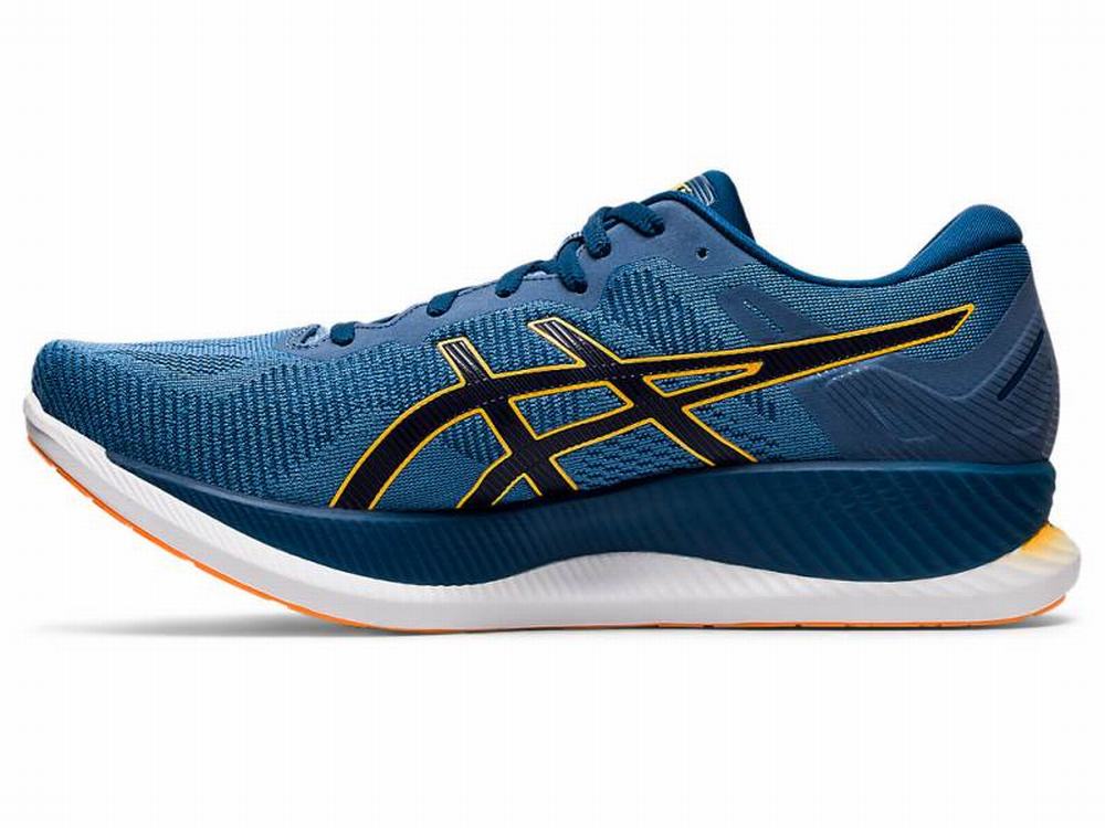 Asics GLIDERIDE Futócipő Férfi Szürke Kék | 679450-YUQ