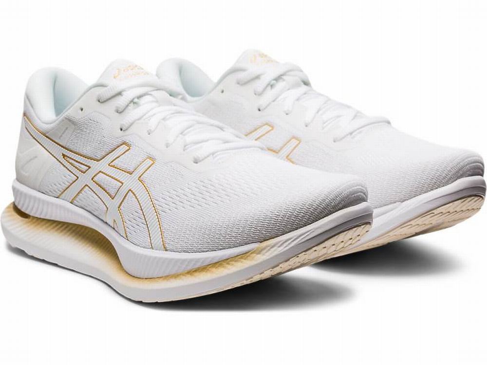 Asics GLIDERIDE Futócipő Női Fehér Arany | 584039-LZD