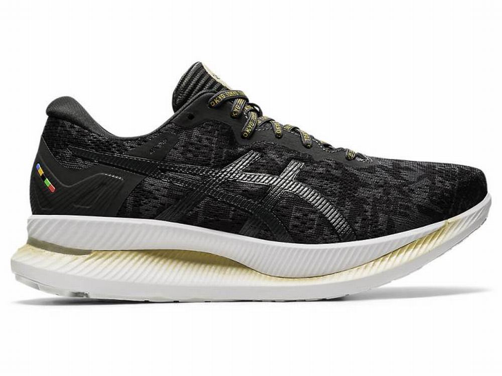 Asics GLIDERIDE Futócipő Női Fekete Szürke | 816950-MTS