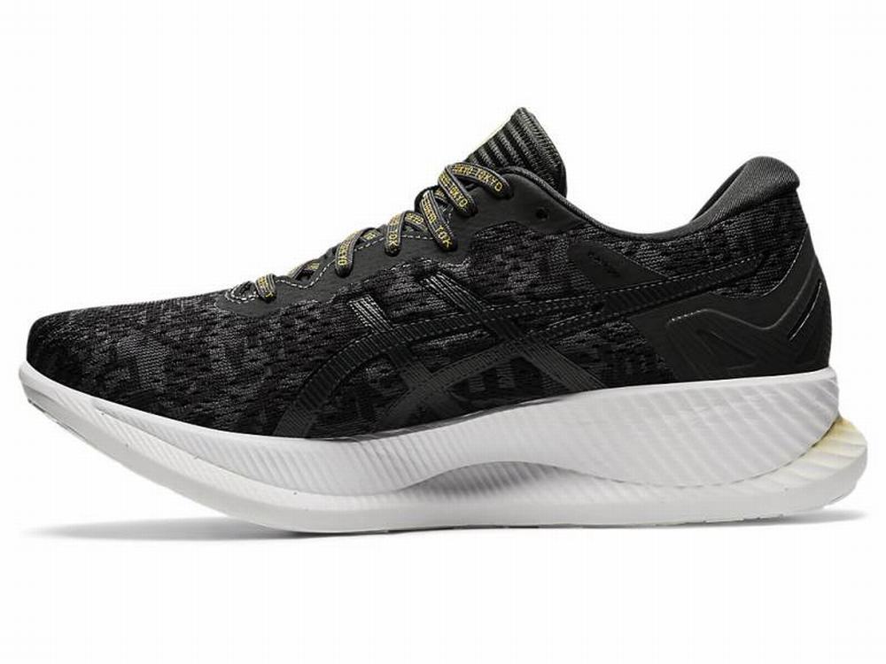 Asics GLIDERIDE Futócipő Női Fekete Szürke | 816950-MTS