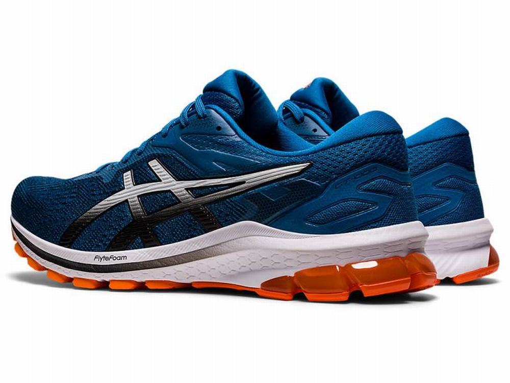 Asics GT-1000 10 (4E) Futócipő Férfi Fekete Kék | 409517-YZM