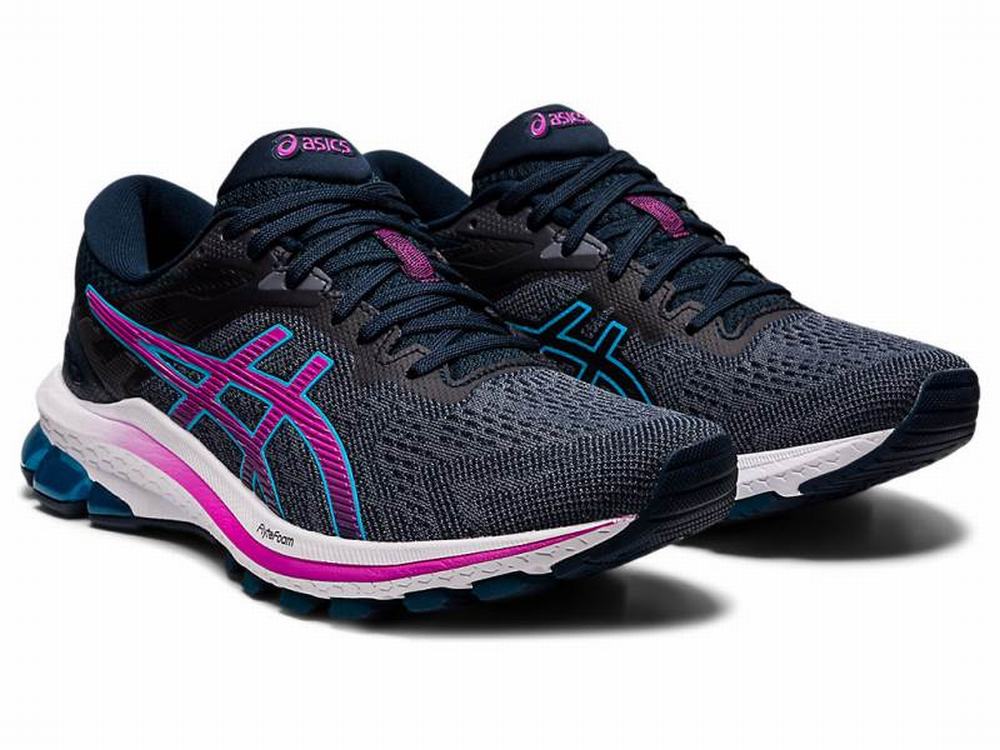 Asics GT-1000 10 (D) Futócipő Női Kék Lila | 719458-XMD