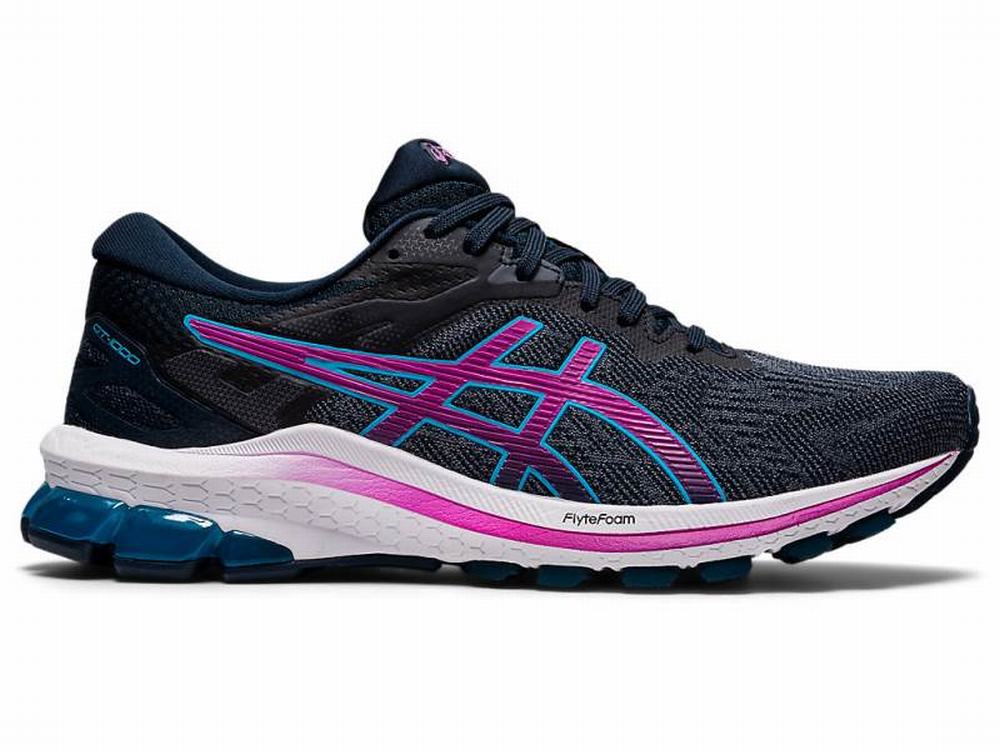 Asics GT-1000 10 (D) Futócipő Női Kék Lila | 719458-XMD