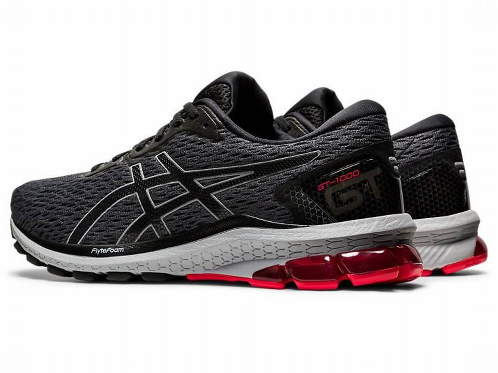 Asics GT-1000 9 (2E) Futócipő Férfi Fekete Szürke | 049586-LRG