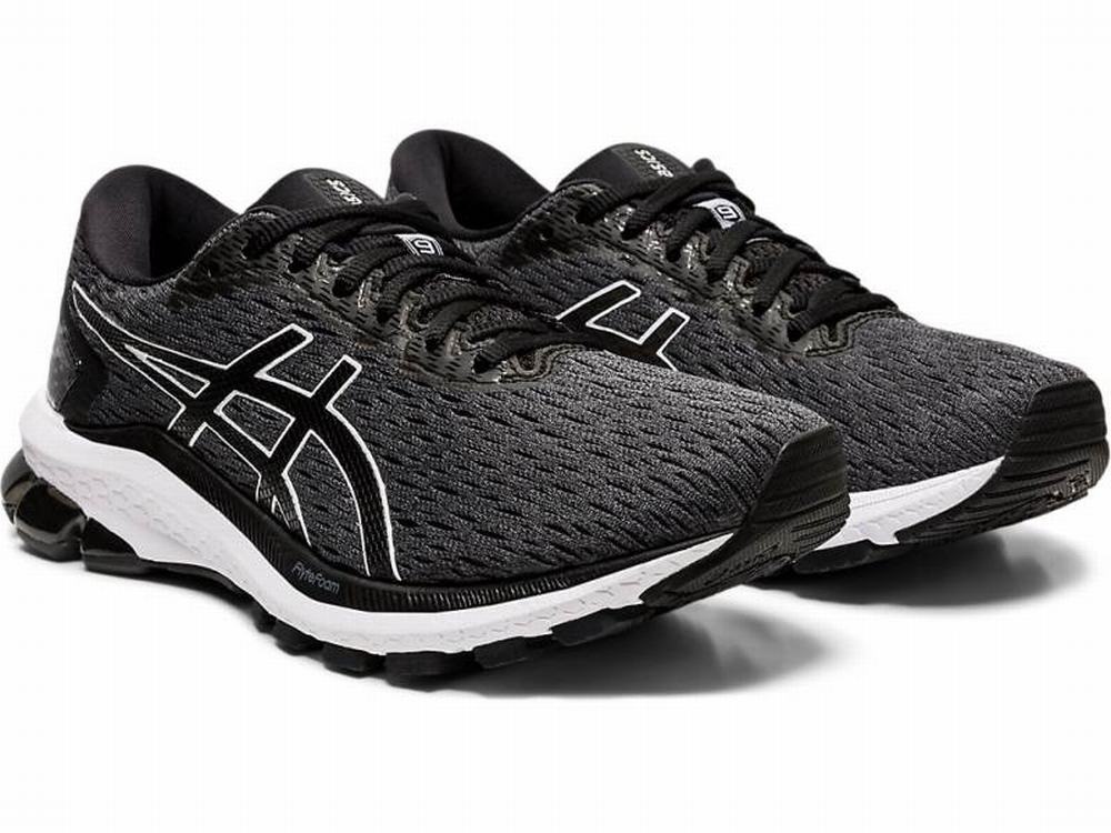 Asics GT-1000 9 (D) Futócipő Női Fekete Szürke | 150468-BSD