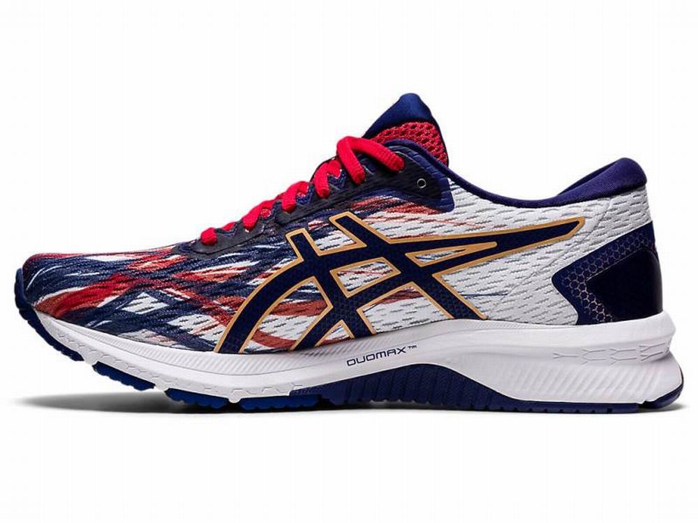 Asics GT-1000 9 Futócipő Férfi Fehér Kék | 297584-YMQ