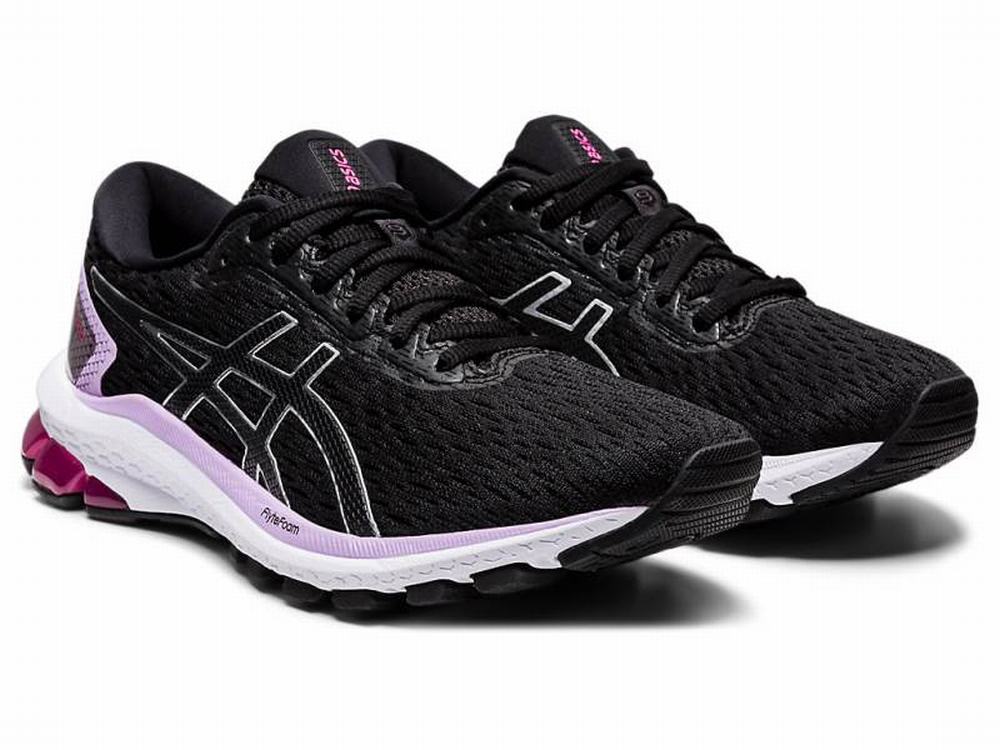 Asics GT-1000 9 Futócipő Női Fekete Titán | 264781-ILY