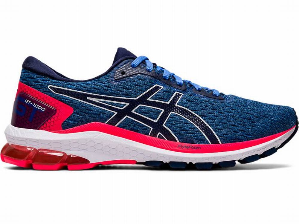 Asics GT-1000 9 Futócipő Női Kék Sötétkék | 370185-KRY