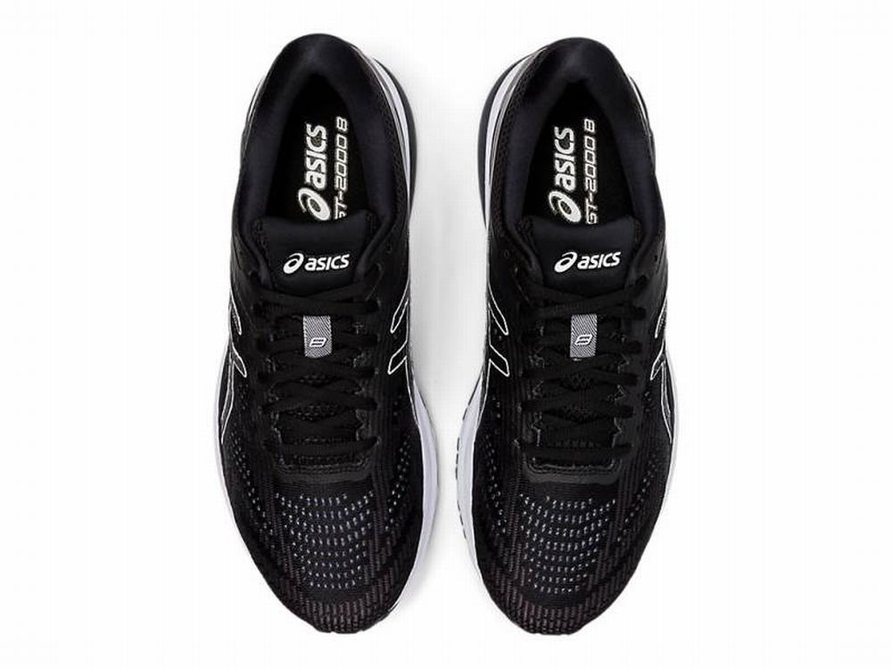 Asics GT-2000 8 Futócipő Férfi Fekete Fehér | 439271-EFX