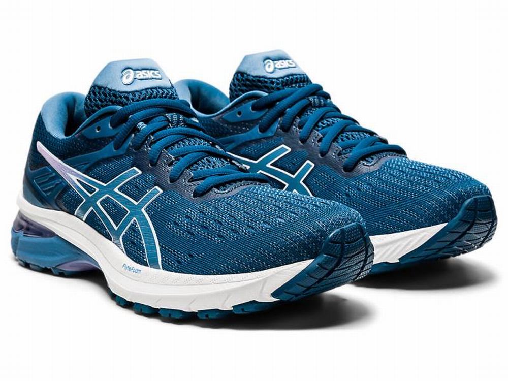 Asics GT-2000 9 (2A) Futócipő Női Kék Szürke | 296107-IFZ