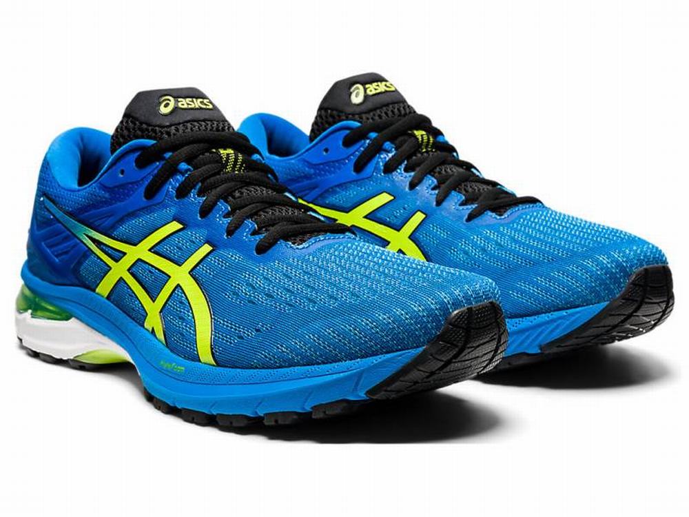 Asics GT-2000 9 Futócipő Férfi Kék Világos Zöld | 479680-FUZ