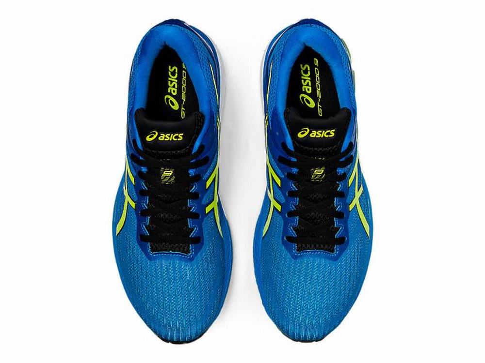 Asics GT-2000 9 Futócipő Férfi Kék Világos Zöld | 479680-FUZ