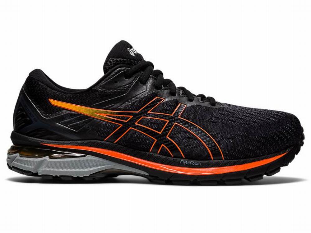 Asics GT-2000 9 G-TX Futócipő Férfi Fekete Arany Narancssárga | 390476-WZN