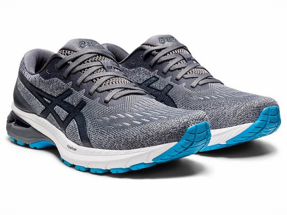 Asics GT-2000 9 KNIT Futócipő Férfi Kék | 530916-YSG