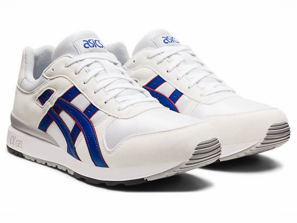 Asics GT-II Utcai Cipő Férfi Fehér Kék | 758964-BHX