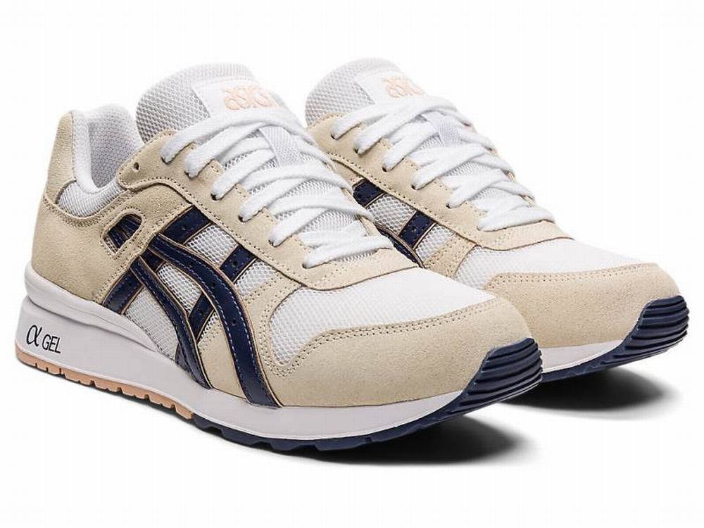 Asics GT-II Utcai Cipő Női Krém Kék | 682095-UYC