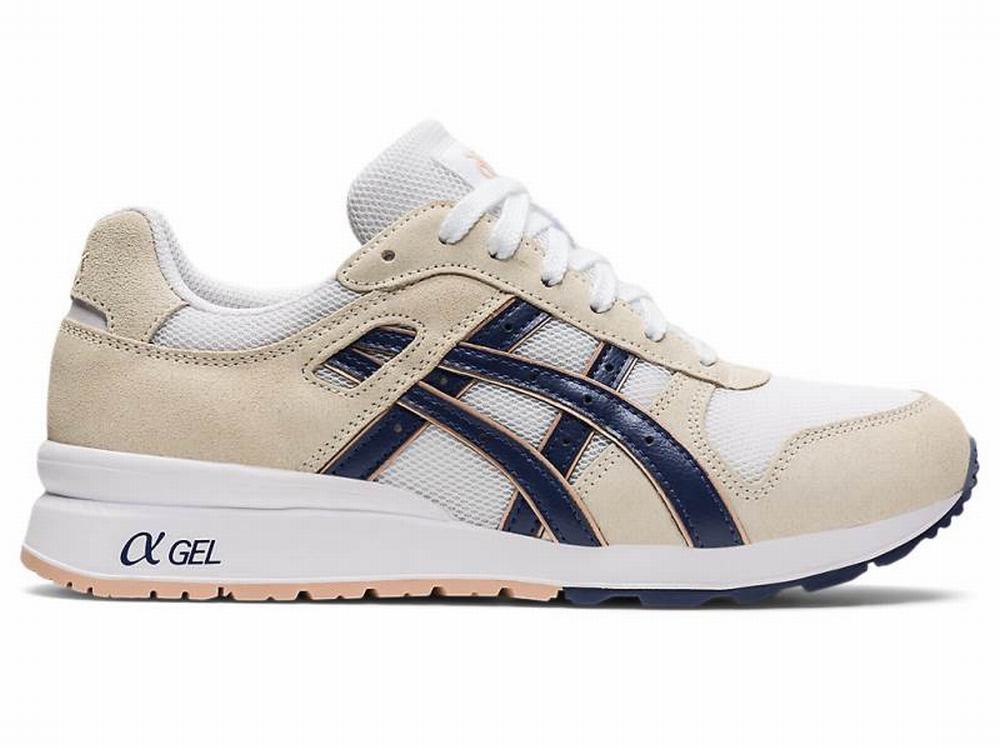 Asics GT-II Utcai Cipő Női Krém Kék | 682095-UYC