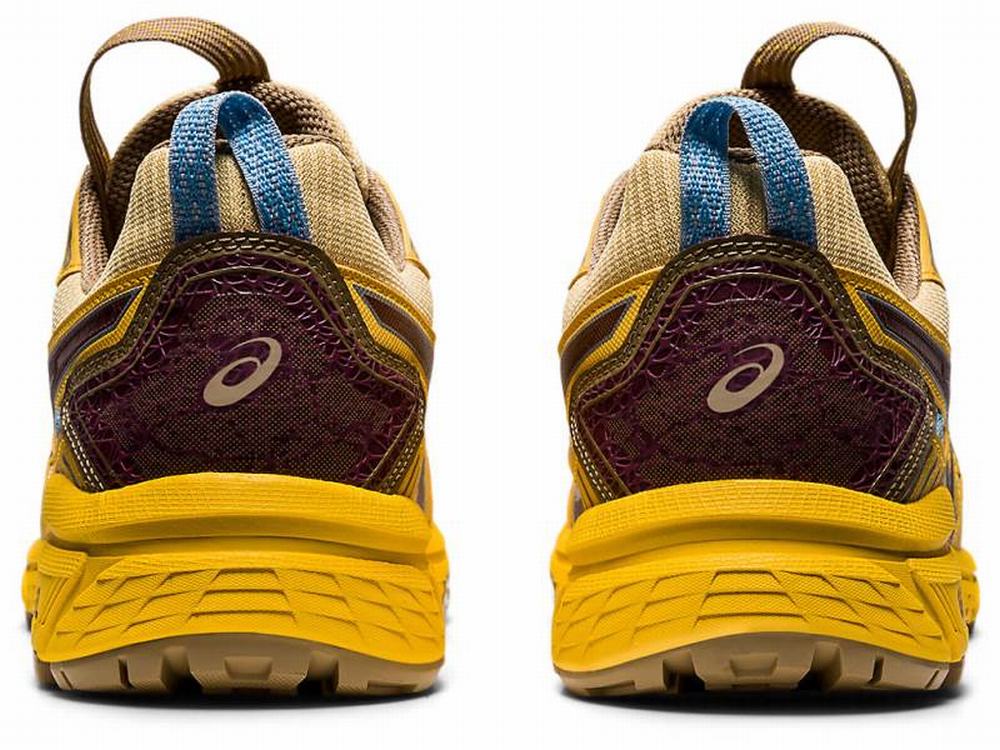 Asics HN1-S GEL-VENTURE Utcai Cipő Férfi Sárga Barna | 857916-BTJ