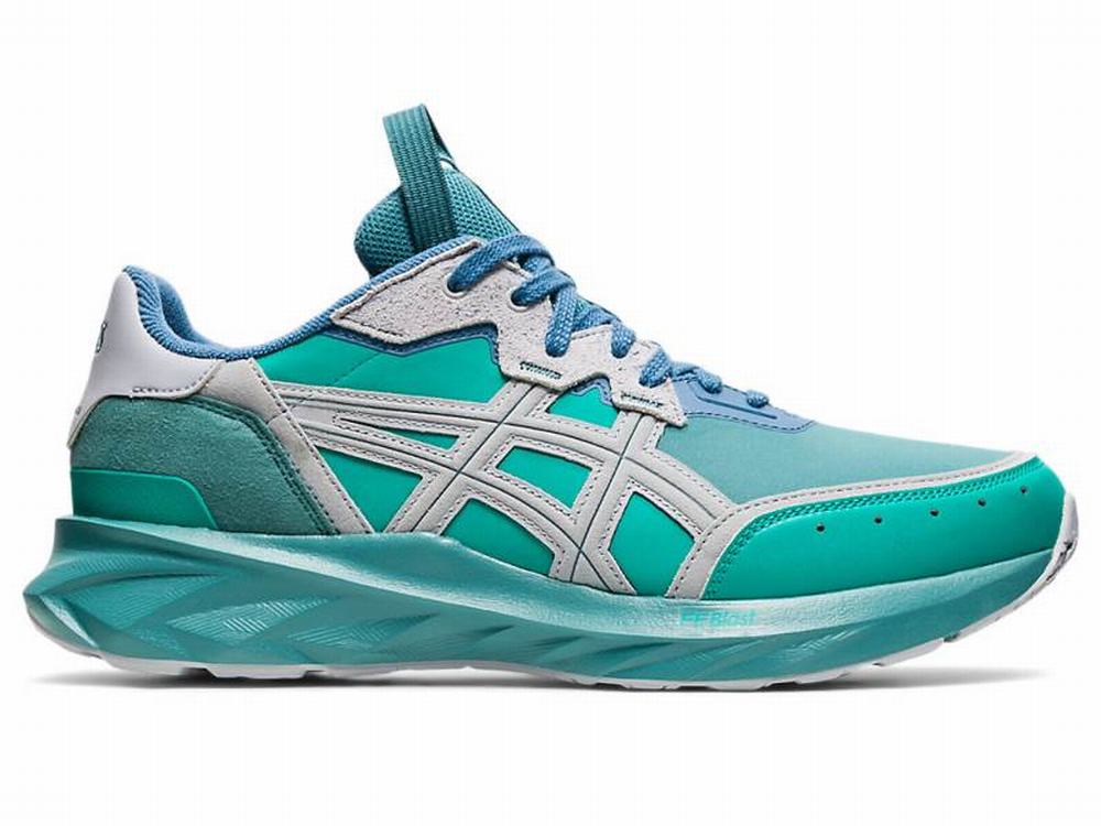 Asics HS1-S TARTHER BLAST Utcai Cipő Férfi Mélyzöld Szürke | 043298-KMT