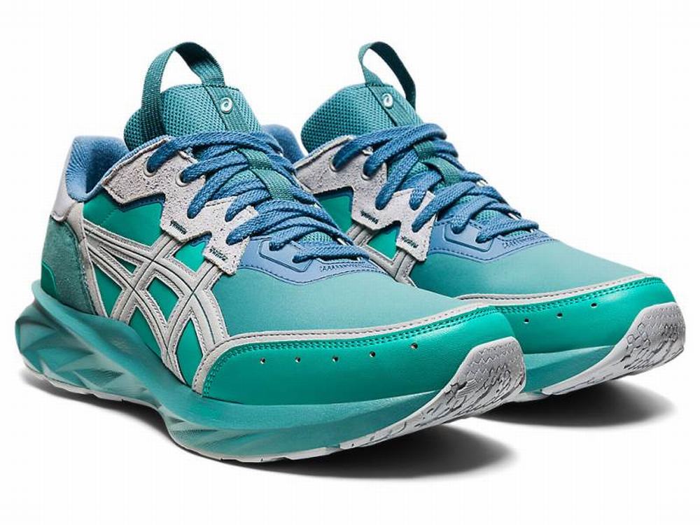 Asics HS1-S TARTHER BLAST Utcai Cipő Férfi Mélyzöld Szürke | 043298-KMT