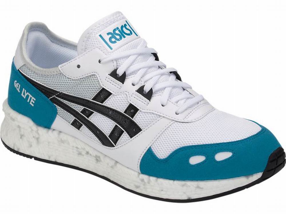 Asics HYPER GEL-LYTE Utcai Cipő Férfi Fehér Fekete Kék | 820374-WBO