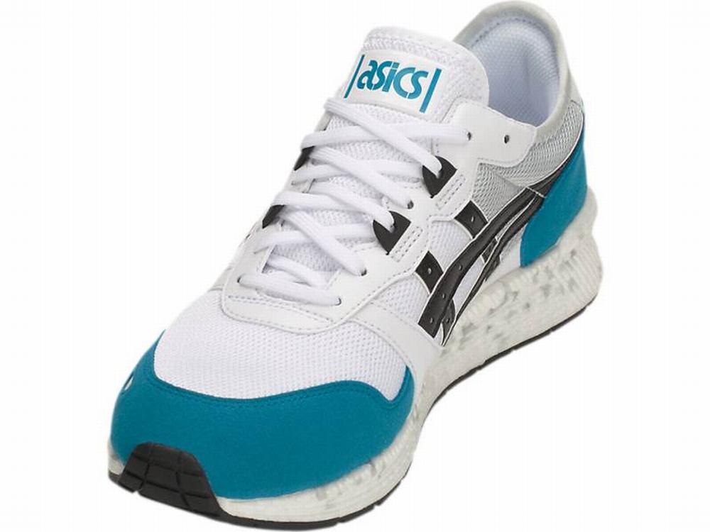 Asics HYPER GEL-LYTE Utcai Cipő Férfi Fehér Fekete Kék | 820374-WBO