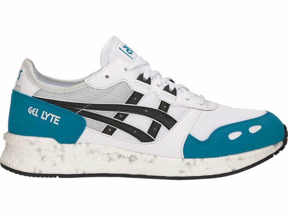 Asics HYPER GEL-LYTE Utcai Cipő Férfi Fehér Fekete Kék | 820374-WBO