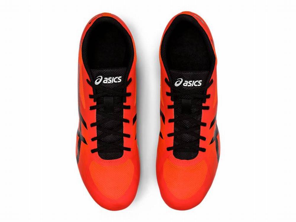 Asics Hyper MD 7 Track Cipő Férfi Narancssárga Fekete Piros | 758413-JZL