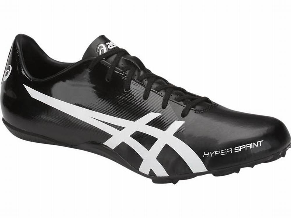 Asics Hyper Sprint 7 Track Cipő Férfi Fekete Fehér | 045381-YBW