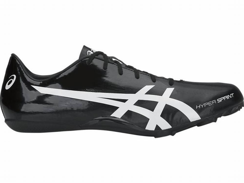 Asics Hyper Sprint 7 Track Cipő Férfi Fekete Fehér | 045381-YBW