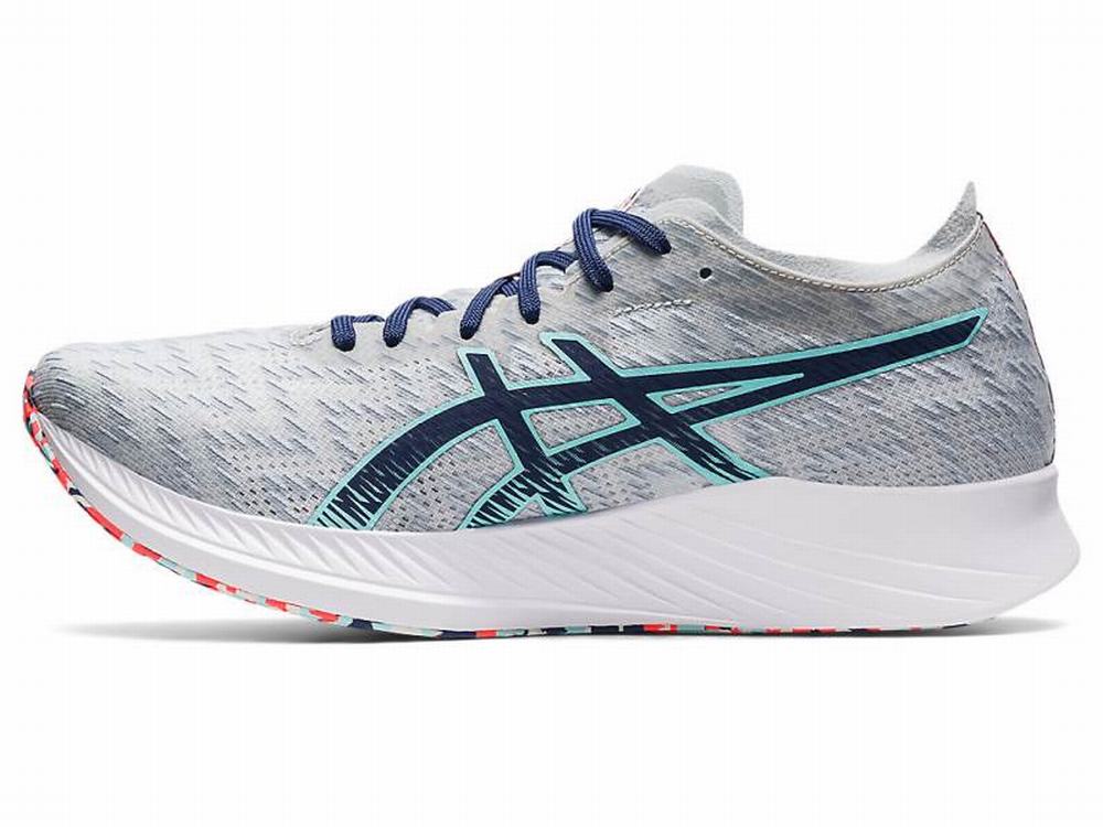 Asics MAGIC SPEED Futócipő Férfi Szürke Kék | 498107-LTM