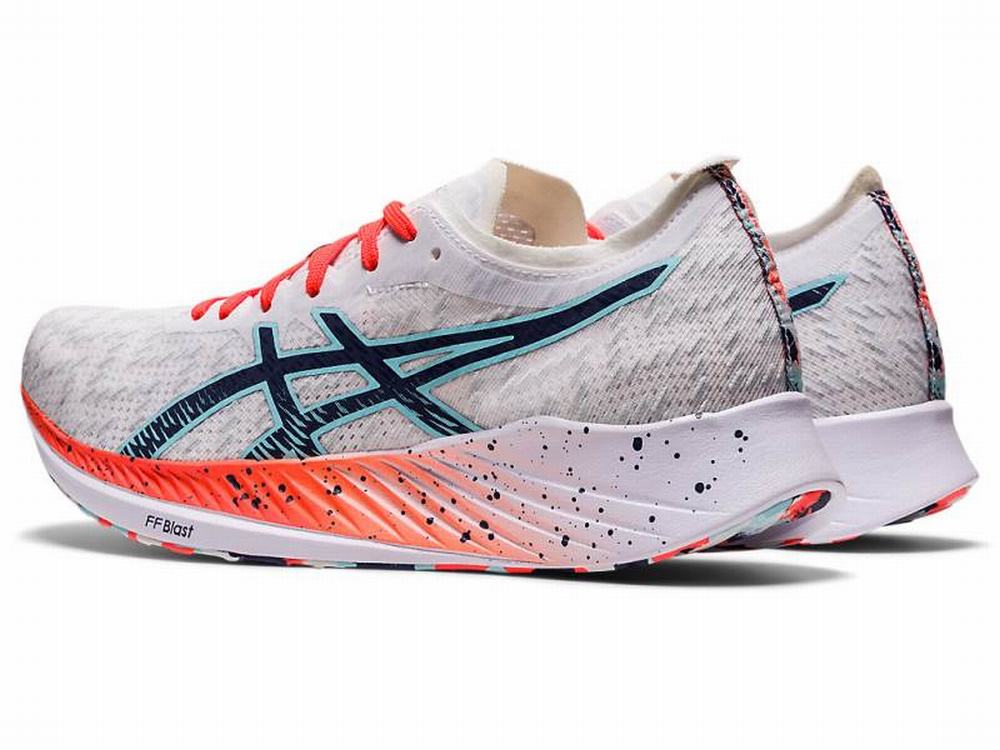 Asics MAGIC SPEED Futócipő Női Fehér Kék | 703418-SMG