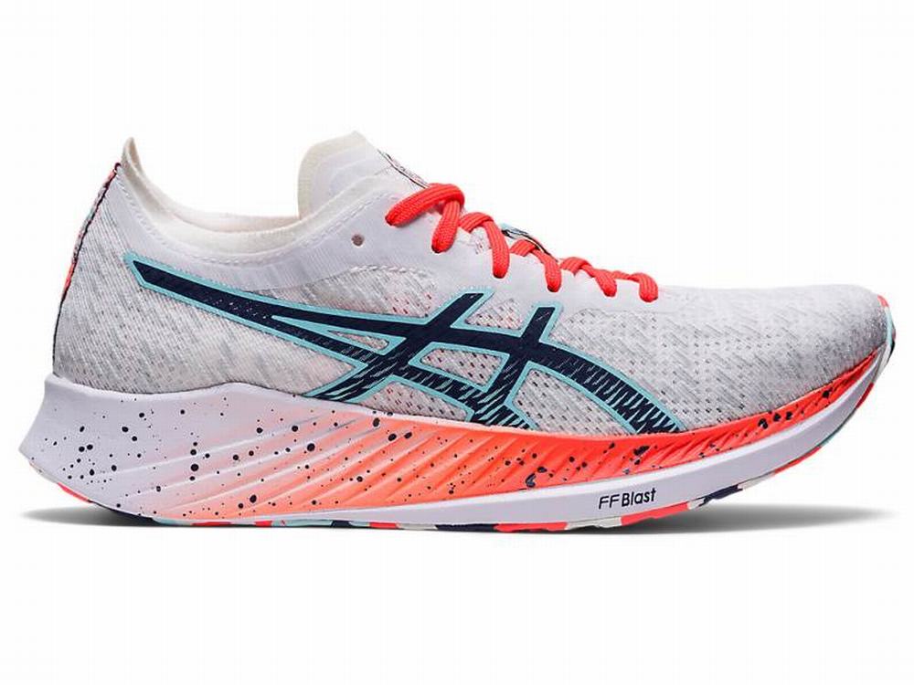 Asics MAGIC SPEED Futócipő Női Fehér Kék | 703418-SMG