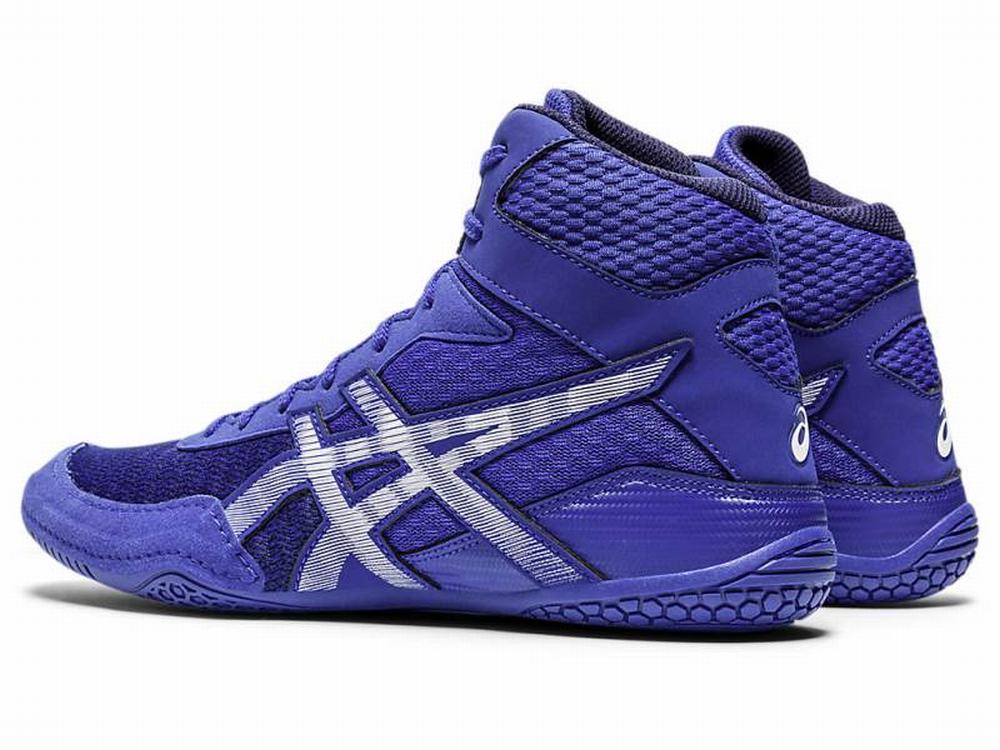 Asics MATCONTROL 2 Birkózó Cipő Férfi Fehér Kék Barna | 765238-JLC